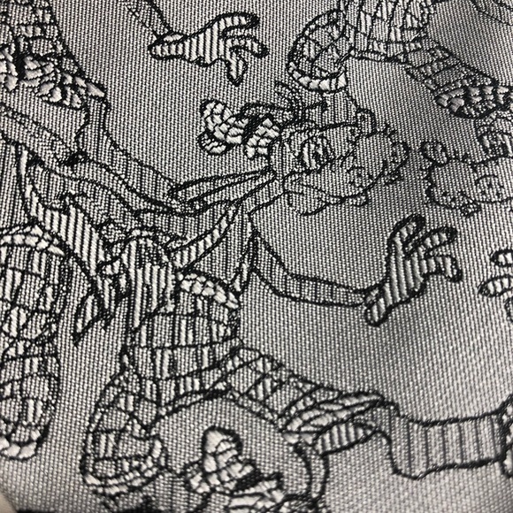 Silver Goofy Tie Balencine USA - Picture 2 of 7